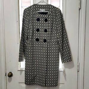 Liberté by Emanuel Ungaro NWT Size 14 Pea Coat Large Black Buttons #918